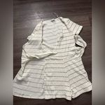 ZARA White Romper with Black Stitching Size S Photo 9