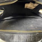 Forever 21 Black Faux Alligator Skin Crossbody Purse Photo 9