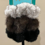 Piper K | Set of 3 Faux Fur Scrunchies Gray Photo 0
