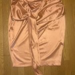 Fashion to figure SRV x  Collab Plus Size 0 (14) Slinky Pale Pink Self Tie Sash Front Waist  Photo 0