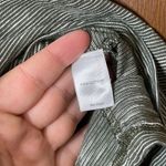 J. Jill Woman’s Short Sleeve Striped Casual Tee Size Small Black Photo 4