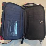 Vera Bradley Bear Bradley Crossbody RFID Insert Midnight Wildflower Navy Blue Double Zip Snap Photo 8