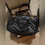 Gucci  Marmont Black & Gold Bag Photo 9