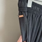 Victoria's Secret Pink  Jogger Pants Womens Large Black Pull On Lounge Casual L Photo 8