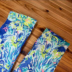 Lilly Pulitzer  Calley pants brilliant blue wade and sea Size 12 100% linen NEW Photo 2