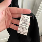 Helmut Lang 631  Leather Sleeveless Dress Size 4 Color Black Photo 6