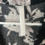 Spiritual Gangster Black Floral Print Kimono - One Size Photo 2