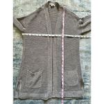 Mudd Gray Loose Knit Open Front Cardigan Women's Small Photo 4