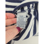 Ralph Lauren  Womens Striped V Neck Short Sleeve Polo Shirt Top Size Large Photo 4