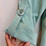 MAUS & HOFFMAN Mint Green Seersucker Striped Blazer Jacket Size 8 Medium NWT Photo 5