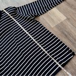 Vintage polo sport Ralph Lauren blue striped oversized turtleneck sweater Size XL Photo 3