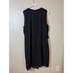 Cb Established 1962 Black Dress Sleeveless Rhinestone Neck Cocktail Party Photo 1