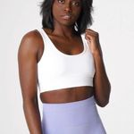 NVGTN White Allure Sports Bra / Crop Top Photo 0