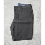Eddie Bauer Shorts 12 Grey Chino Flat Front Casual Outdoors Photo 8