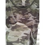Lucky Brand Women's XS Camouflage Print Short Sleeve Crew Neck T-Shirt Top Photo 2