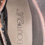 BOUTIQUE by Corkys Womens Swifton Ankle Bootie Sz 7 Preppy Metallic Western Boot Brown Photo 6