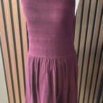 American Eagle  Rich Purple Fitted Knit High Neck Dress sz M Y2K style hobo cotto Photo 0