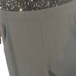 Eliza J  Black Sequin One Piece Zipper Back Pants Jumpsuit W/ Pockets Women Sz 4 Photo 4