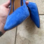 Tory Burch  Elana Suede 85mm Pump Jelly Blue Photo 4