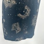Ecote  UO Womens Black Velvet Celestial Moon Sun Stars Zodiac Print Dress Size S Photo 3