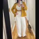 Lulus  Tank Top L NWT  Tweed Cropped Chic and Sophisticated Ivory Textured Photo 1