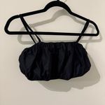 ZARA NWT  BLACK POPLIN CROP TOP Perfect Photo 5