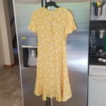 Joie 💕💕 Amelian Dress ~ Citrus Yellow Floral Print XL NWOT Photo 12
