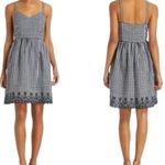 Draper James  size 6 Blue and White Gingham Dress Photo 1
