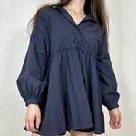 ZARA  Navy Mini Dress Photo 0