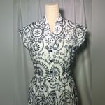 ZARA  ZW Collection Contrast Embroidery Dress | M Photo 7
