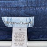 Draper's & Damon's petite denim jacket sequin Bead trim Embellished Glam Blazer Blue Size M Photo 6