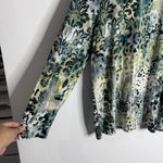 Touch of Cool Animal Print Layering Tee Multicolor XL Chico's 3 Stretch Photo 5