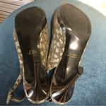 Marc Fisher Platform Heel Silver Golden Metallic Size 8.5 Photo 5