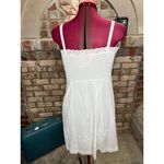 slip dress white lace overlay Size M Photo 4