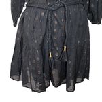 Revolve Karina Grimaldi X  Womens Irna Dot Mini Dress Polka Black Size Large Photo 3