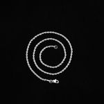 925 Silver Plated Link Chain Necklace for Men Women,Punk Hip Hop Necklace Photo 2