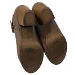 EXPRESS Beige Tan Heeled Booties Buckle Design Women’s Shoe Size 10 Suede Boots! Photo 4