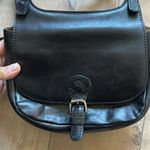 Patricia Nash  Leather Heritage London Saddle Crossbody Bag Black Photo 1