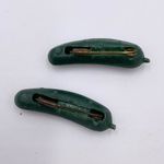 Vintage Heinz Pickles Pins Set of 2 Miniature 90s Y2K Pittsburgh Kitschy Green Photo 2
