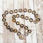 Kate Spade  Out Of Her Shell Pink Rhinestone Tortoise Shell Toggle Long Necklace Photo 6