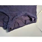 Alya  womens blue romper size M embroidered short sleeves cut outs Photo 10