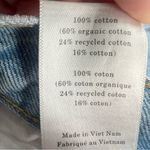 Everlane  90’s cheeky rigid straight raw hem vintage wash jeans sz 32 Photo 5