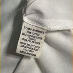 fab'rik  small sleeveless dress geometric print v neck tie front or back lined Photo 8