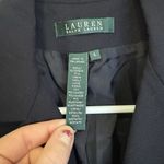 Ralph Lauren Lauren‎  Blazer Womens Size 6 Navy Blue Preppy Wool Blend Jacket Photo 2