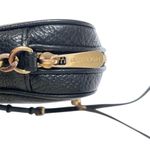 Michael Kors MK Pebbled Leather Fulton Style Black with Gold Hardware Crossbody Photo 10