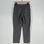 Lululemon  On The Fly Ankle Pants Womens 6 Gray Stretch High Rise Drawstring Photo 5