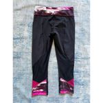 Lululemon  Black Berry Rumble Pace Rival Crop Athletic Leggings Size 8 Photo 1