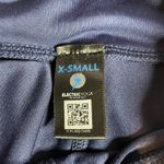 Electric yoga ELECTRIC‎ YOGA Blue Moto Legging Mid Rise Mesh Zipper Pocket Extra Small XS Photo 5