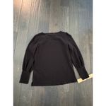 Belle by Kim Gravel size xxs‎ (runs big) black long sleeve top Photo 4