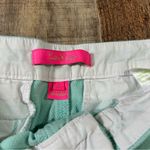 Lilly Pulitzer Scallop Hem Aqua Mint Shorts Size 6 Cotton Blend Summer Preppy Photo 5